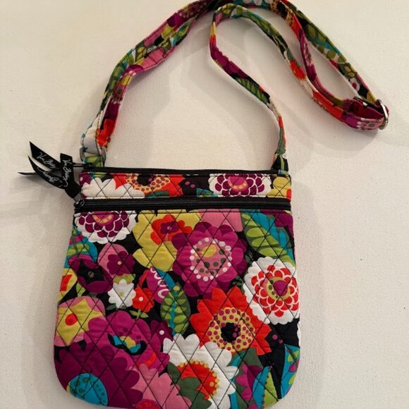 Vera Bradley Handbags - VERA BRADLEY Va Va Bloom Small Hipster Crossbody Bag
